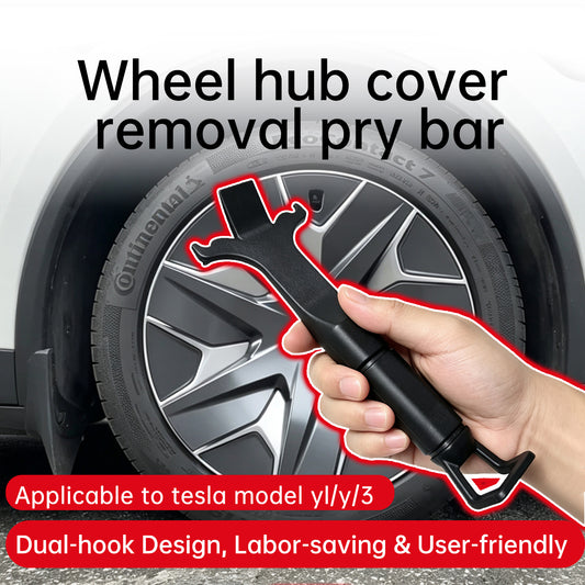 Aero Wheel Cap Removal Pry Tool & Jack Lift Pad Kit for Tesla